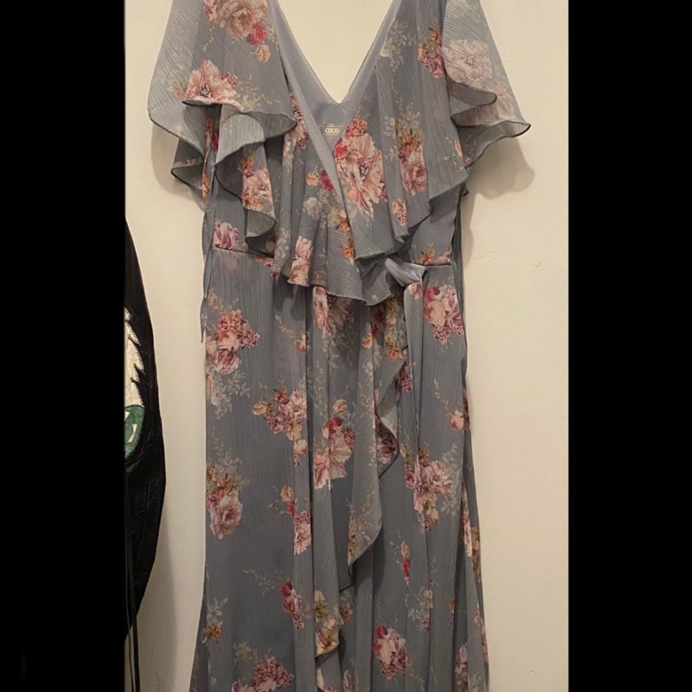 ASOS Floral wrap dress never worn